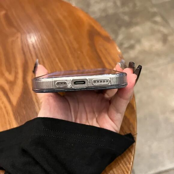 iPhone 15 Pro Pink Purple Luxury Laser‎ Colorful Gradient Aurora Case - Picture 4 of 4